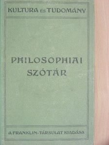 Enyvvári Jenő - Philosophiai szótár [antikvár]