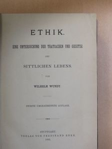 Wilhelm Wundt - Ethik [antikvár]
