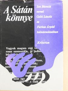 Ion Banuta - A Sátán könnye (dedikált példány) [antikvár]