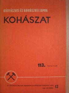 Altnéder János - Bányászati és Kohászati Lapok - Kohászat 1980. december [antikvár]