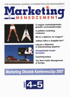 Papp-Váry Árpád Ferenc - Marketing & Menedzsment 2007/4-5. [antikvár]