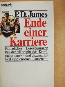 P. D. James - Ende einer Karriere [antikvár]