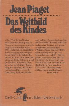 Jean Piaget - Das Weltbild des Kindes [antikvár]