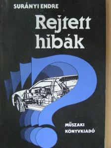 Surányi Endre - Rejtett hibák [antikvár]