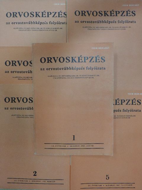 B. Nagy Zoltán - Orvosképzés 1985. január-december [antikvár]