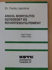Dr. Fanta Lászlóné - Angol bonyolítói szószedet és rövidítésgyűjtemény [antikvár]