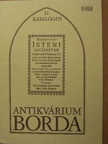 Borda Antikvárium 12. katalógus [antikvár]