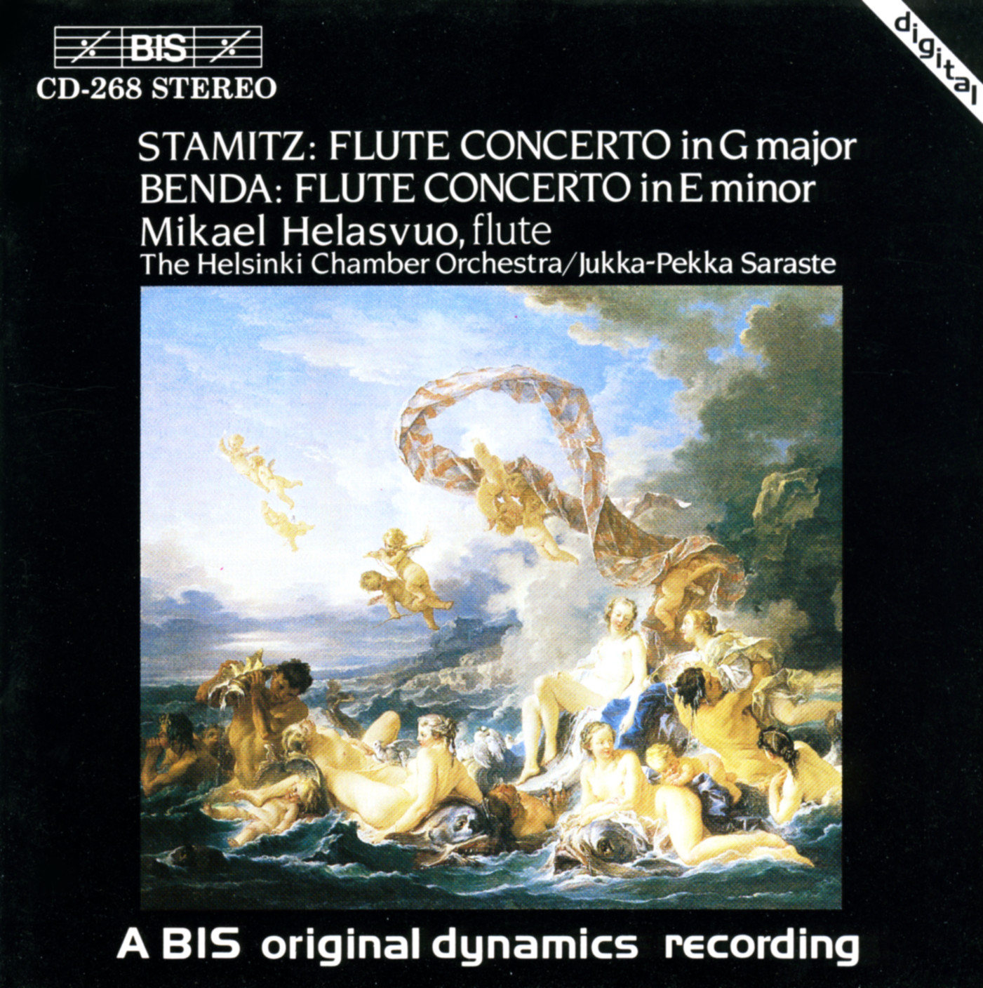 STAMITZ, BENDA - FLUTE CONCERTOS SACD MIKAEL HELASVUO