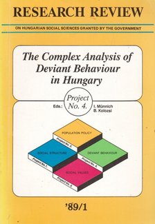 Münnich Iván (szerk.), Kolozsi Béla - Research Review '89/1 [antikvár]