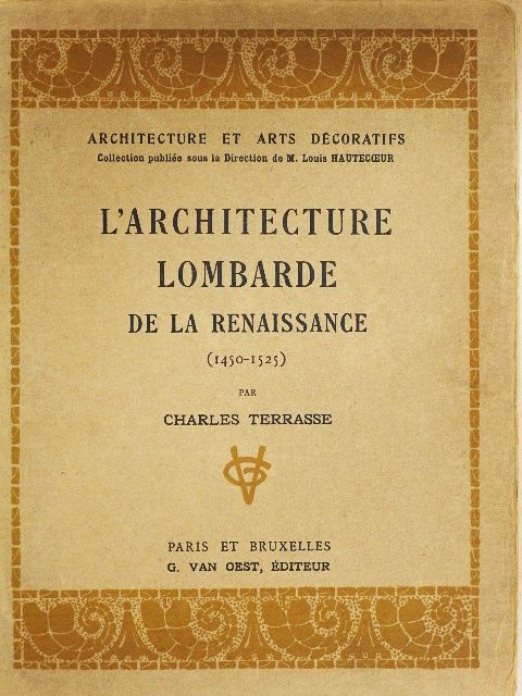 Charles Terrasse - L'Architecture Lombarde de la Renaissance [antikvár]