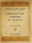 Charles Terrasse - L'Architecture Lombarde de la Renaissance [antikvár]