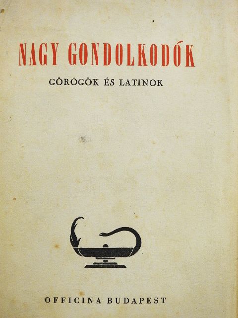 Epiktétos - Nagy gondolkodók I. [antikvár]