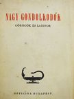 Epiktétos - Nagy gondolkodók I. [antikvár]