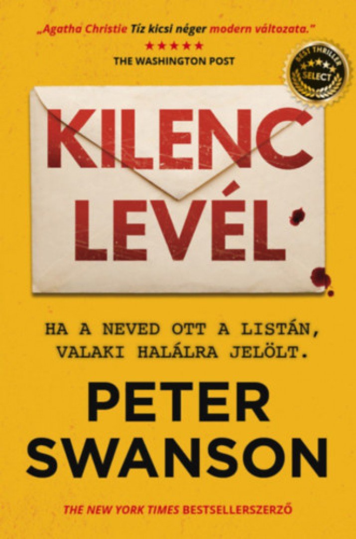 Peter Swanson - Kilenc levél [antikvár]