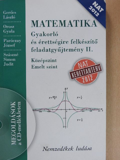 Dr. Gerőcs László - Matematika - Gyakorló és érettségire felkészítő feladatgyűjtemény II. - CD-vel [antikvár]