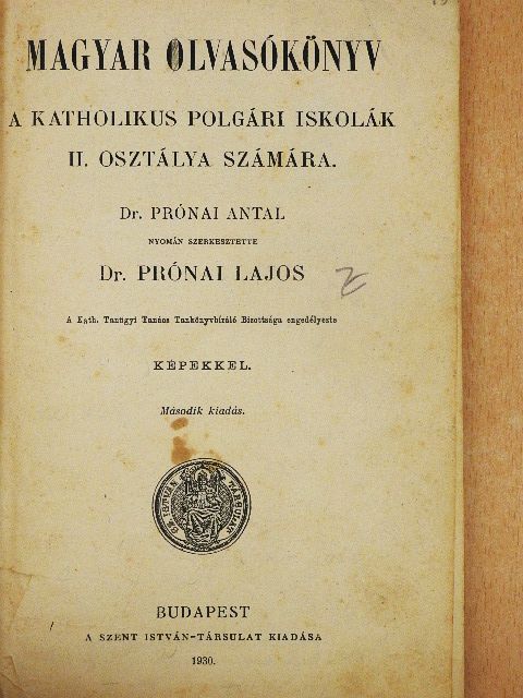 Magyar olvasókönyv [antikvár]
