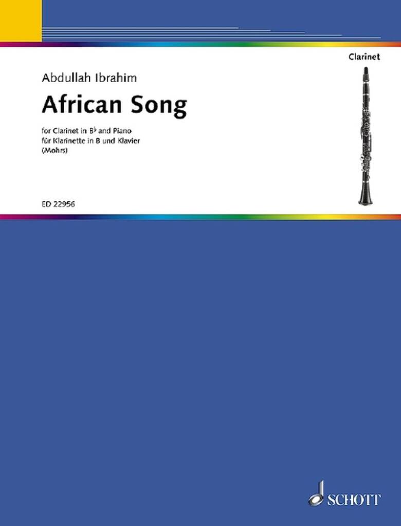 IBRAHIM, ABDULLAH - AFRICAN SONG FOR CLARINET IN BA AND PIANO (MOHRS)