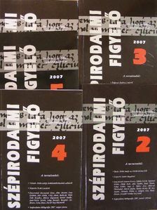 Szépirodalmi figyelő 2007. (nem teljes évfolyam) [antikvár]