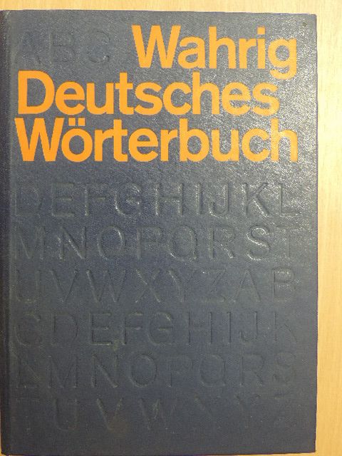 Gerhard Wahrig - Deutsches Wörterbuch [antikvár]