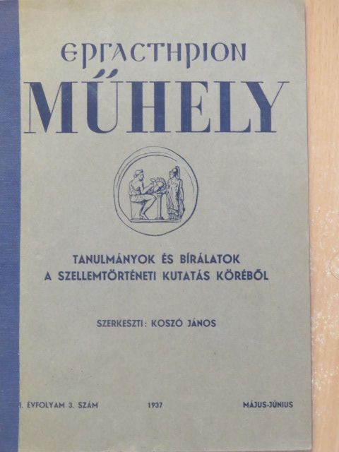Angyal Endre - Ergasterion Műhely 1937. május-június [antikvár]