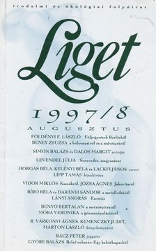 Levendel Júlia, Horgas Béla - Liget 1997/8. szám [antikvár]