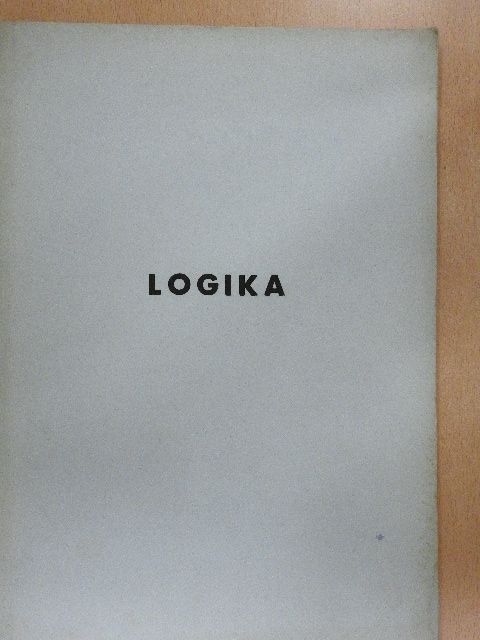 Dr. Hosszu Lajos - Logika [antikvár]