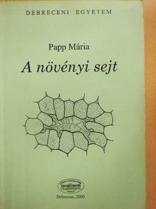 Papp Mária - A növényi sejt [antikvár]