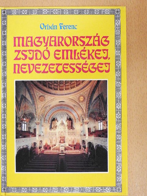 Orbán Ferenc - Magyarország zsidó emlékei, nevezetességei [antikvár]