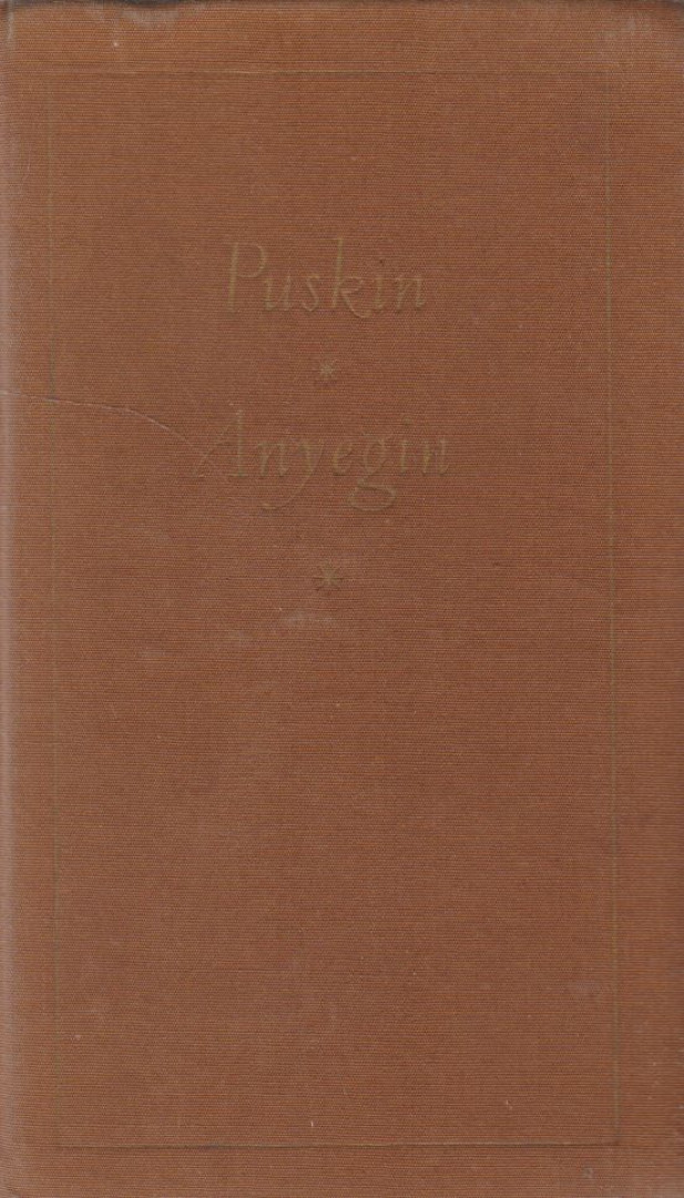 Puskin, Alekszandr Szergejevics - Anyegin [antikvár]