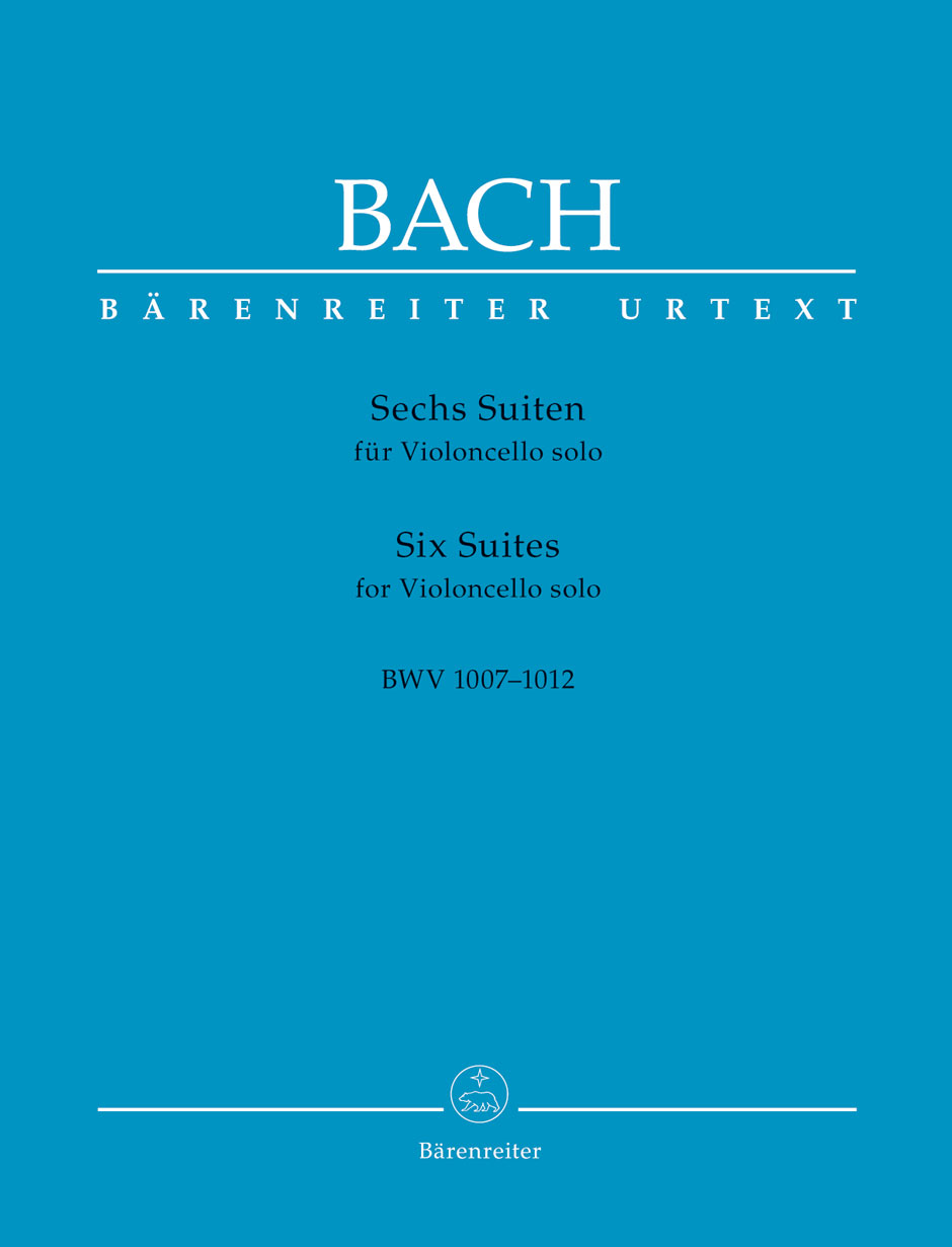 J. S. Bach - SECHS SUITEN FÜR VIOLONCELLO SOLO BWV 1007-1012