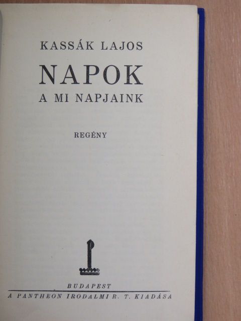 Kassák Lajos - Napok [antikvár]