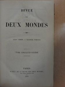 Alfred Roussin - Revue des deux mondes 1865. [antikvár]