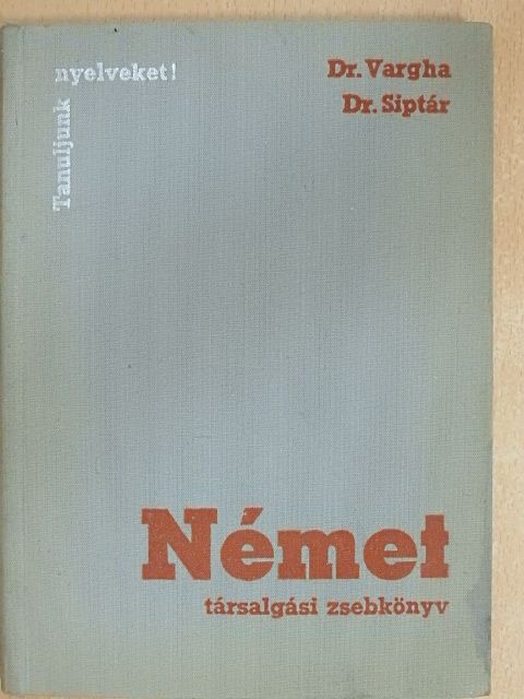 Dr. Siptár Ernő - Német társalgási zsebkönyv [antikvár]