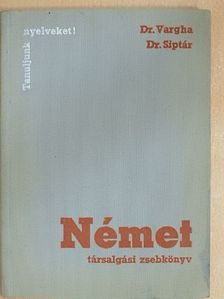 Dr. Siptár Ernő - Német társalgási zsebkönyv [antikvár]