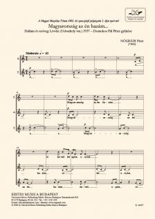 NÓGRÁDI PÉTER - MAGYARORSZÁG AZ ÉN HAZÁM,VEGYESKAR,DALLAM ÉS SZÖVEG:LÖVÉTE 1937 (DOMOKOS P.