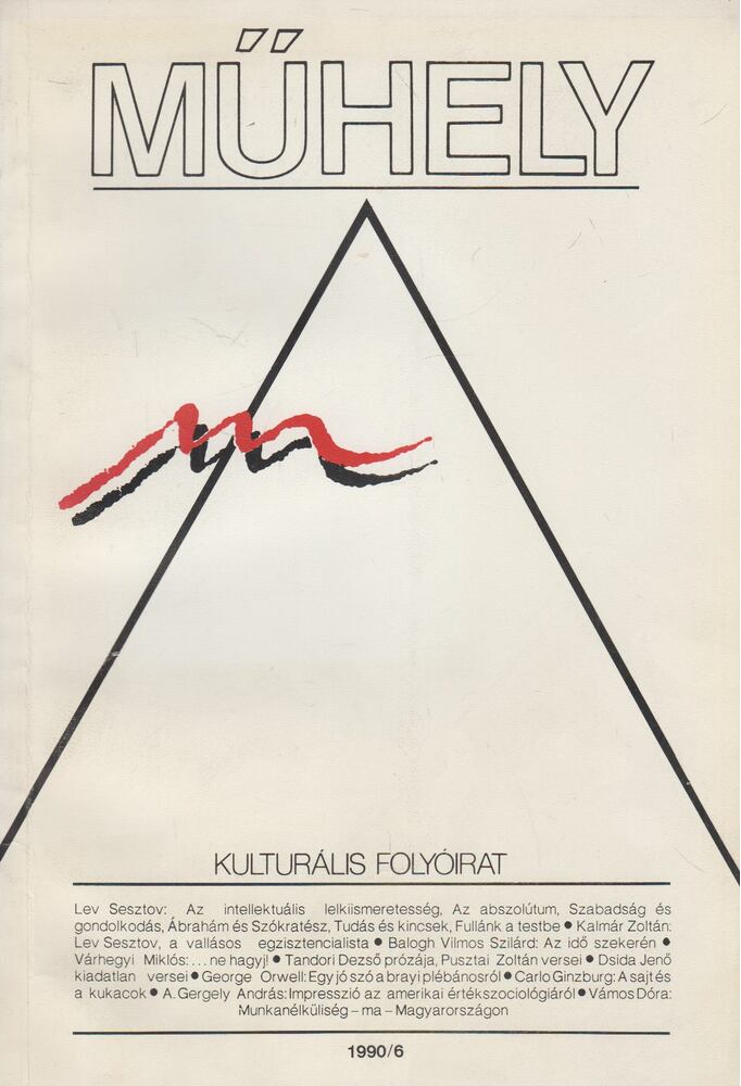 Villányi László - Műhely 1990/6 [antikvár]