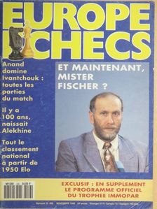 Europe Échecs Novembre 1992 [antikvár]