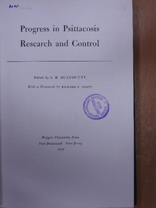 Progress in Psittacosis Research and Control [antikvár]