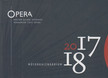 Opera műsorkalendárium 2017-2018 [antikvár]