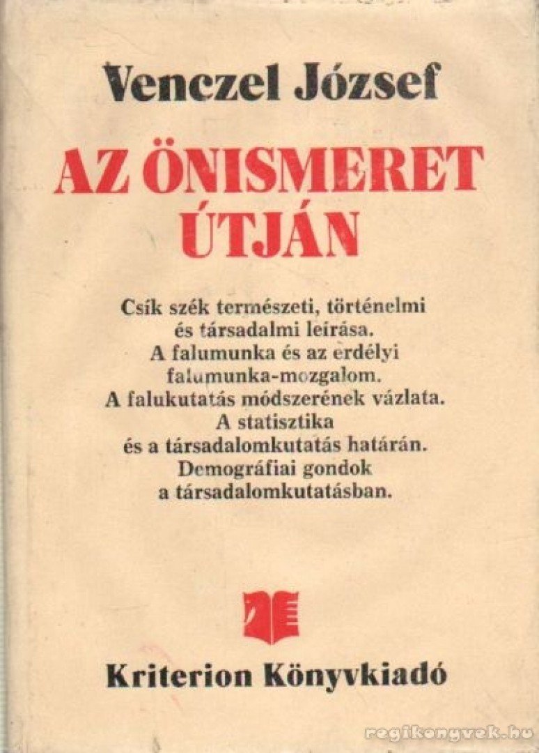 VENCZEL JÓZSEF - Az önismeret útján [antikvár]