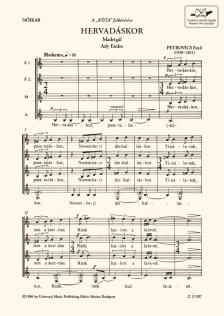 PETROVICS EMIL - HERVADÁSKOR, MADRIGÁL NŐIKARRA (ADY ENDRE VERSÉRE)