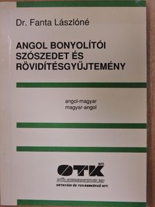 Dr. Fanta Lászlóné - Angol bonyolítói szószedet és rövidítésgyűjtemény [antikvár]