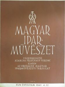 Benedek Rózsi - Magyar Iparművészet 1941/4. [antikvár]