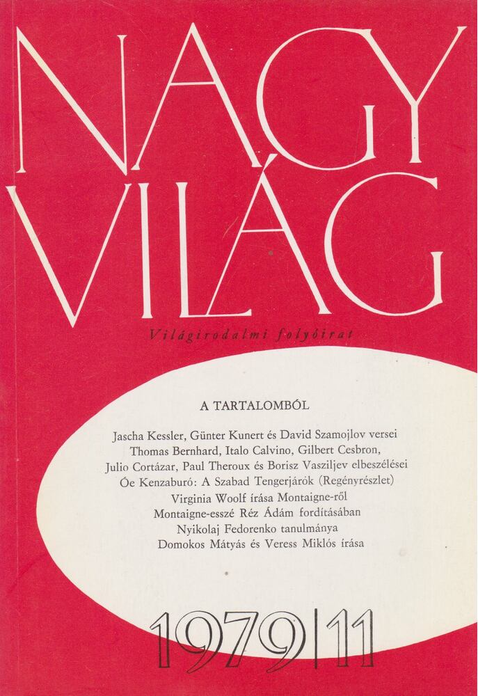 KÉRY LÁSZLÓ - Nagyvilág 1979/11 [antikvár]