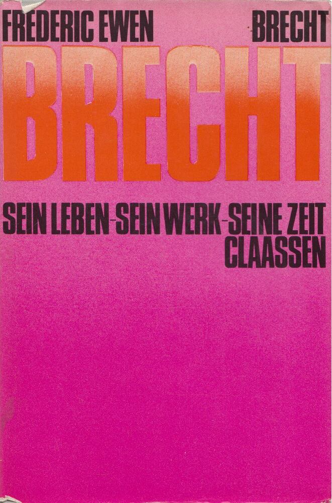 Ewen, Frederic - Bertolt Brecht [antikvár]