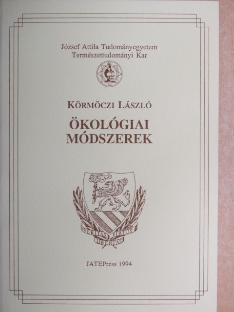 Körmöczi László - Ökológiai módszerek [antikvár]