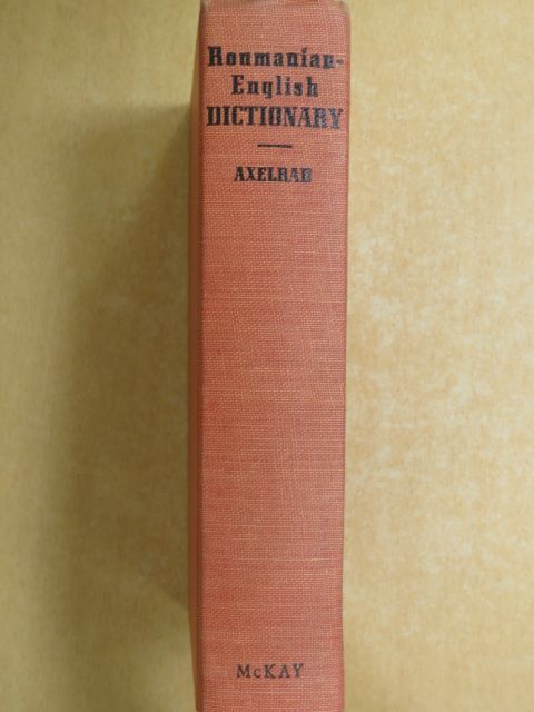 P. Axelrad - Complete Roumanian-English Dictionary [antikvár]
