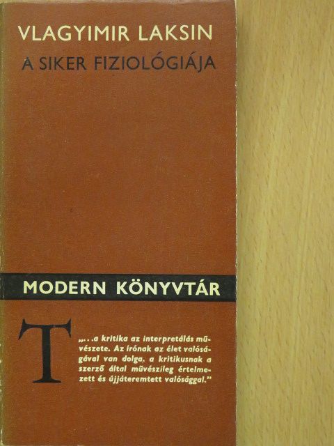 Vlagyimir Laksin - A siker fiziológiája [antikvár]