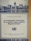 Gömbös Ervin - Az ombudsman intézménye és az emberi jogok védelme Magyarországon [antikvár]