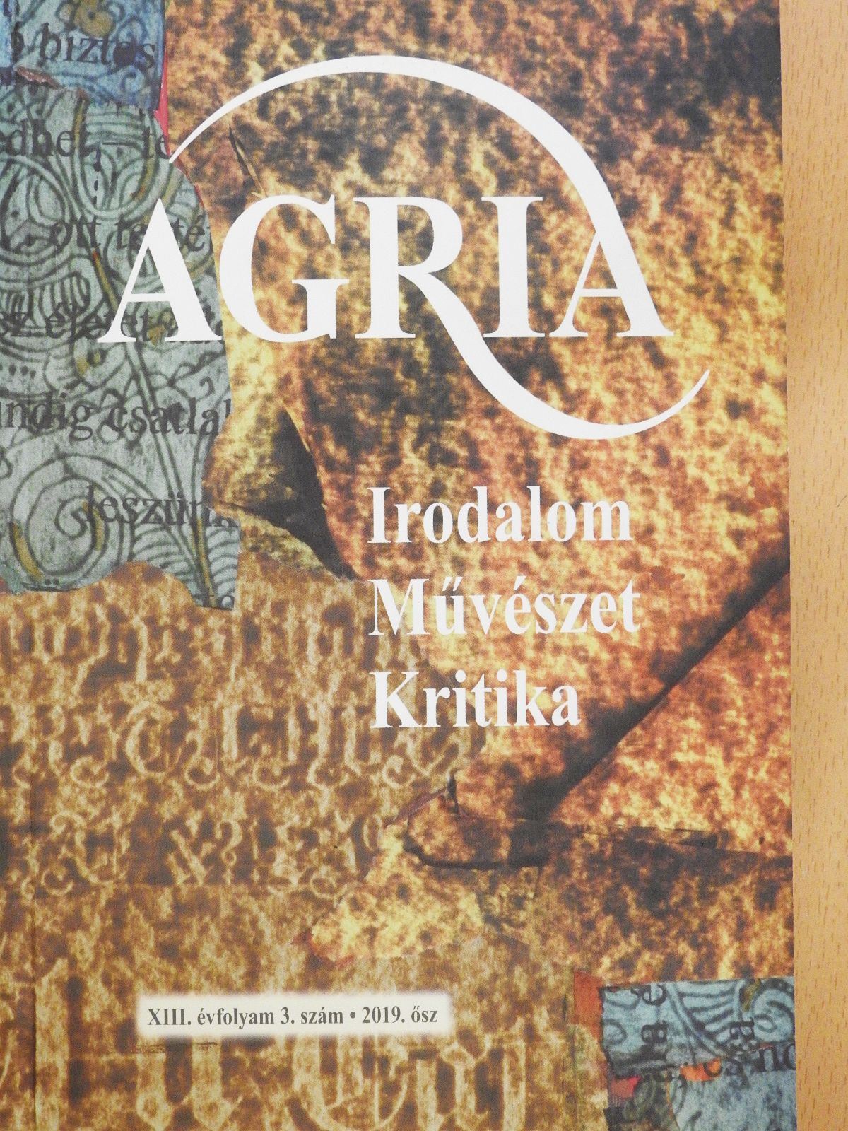 Csáky Anna - Agria 2019. ősz (dedikált példány) [antikvár]